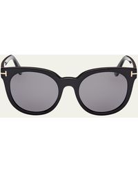 Tom Ford - Moira Acetate Butterfly Sunglasses - Lyst