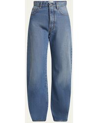 Alaïa - Round High-Waist Jeans - Lyst
