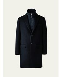 Mackage - Wool Topcoat With Removable Down Bib - Lyst