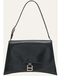 Balenciaga - Crush Medium Sling Leather Shoulder Bag - Lyst