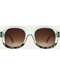 Thierry Lasry - Daydreamy 2751 Acetate Round Sunglasses - Lyst