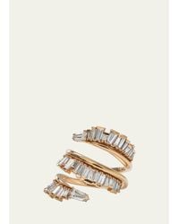 Nak Armstrong - 20K Recycled Triple Ruched Coil Diamond Ring - Lyst
