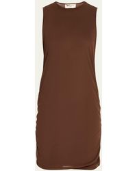 Saint Laurent - Tulle Stretch Mini Dress - Lyst