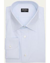ZEGNA - Trofeo Cotton Micro-check Dress Shirt - Lyst