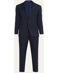 Ralph Lauren - Kent Wool And Cashmere Pin-Dot Suit - Lyst