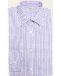 Charvet - Cotton Micro-check Dress Shirt - Lyst