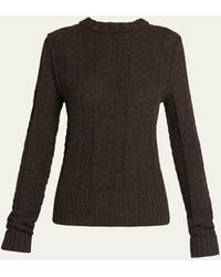 Bottega Veneta - Shetland Chevron Wool Sweater - Lyst