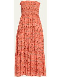 Ulla Johnson - Lucca Strapless Maxi Dress Coverup - Lyst
