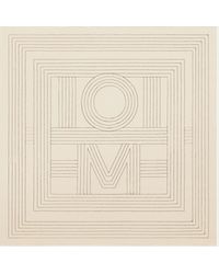 Totême - Embroidered Monogram Striped Silk Scarf - Lyst