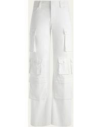 Alice + Olivia - Olympia Mid-rise Baggy Cargo Pants - Lyst