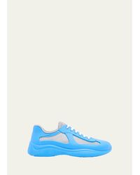 Prada - Americas Cup Rubber Trainer Sneakers - Lyst
