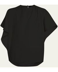 Proenza Schouler - Etta Hammered Viscose Top - Lyst