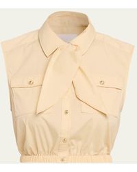 Cinq À Sept - Lou Buttoned Poplin Top - Lyst