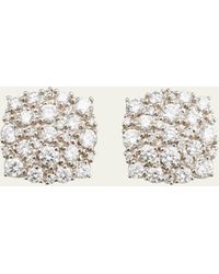 Paul Morelli - Confetti 18k White Gold Diamond Stud Earrings - Lyst