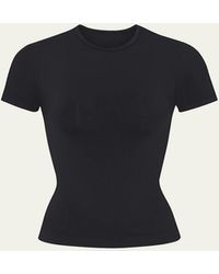 Skims - Soft Smoothing Seamless Short-Sleeve T-Shirt - Lyst