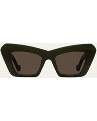 Loewe - Anagram Acetate Cat-eye Sunglasses - Lyst