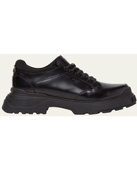 Fendi - Force Light Leather Chunky Sneakers - Lyst