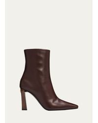 Giuseppe Zanotti - 90Mm Stretch Leather Ankle Booties - Lyst
