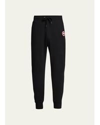 Canada Goose - Huron Logo-Patch Sweatpants - Lyst