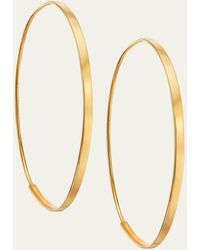 Lana Jewelry - 14k Small Flat Magic Hoop Earrings - Lyst