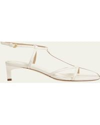Dear Frances - Tee Leather Sandals - Lyst