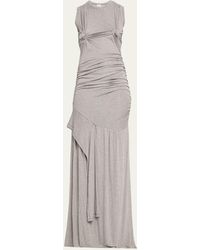 VAQUERA - Tittie Twister Knotted Long Dress - Lyst