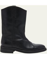 Golden Goose - Biker Leather Ankle Boots - Lyst