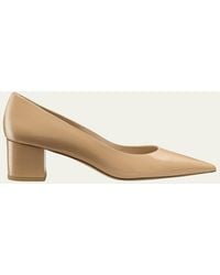 Stuart Weitzman - Stuart Power Block-Heel Pumps - Lyst