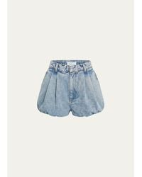 SER.O.YA - Jo Denim Bubble Shorts - Lyst
