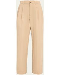 Wardrobe NYC - Double-pleated Drill Chino Trousers - Lyst