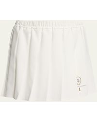 Brunello Cucinelli - Pleated Tennis Skirt With Underlayer - Lyst