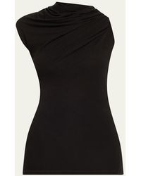 Helmut Lang - Sleeveless Jersey Wind Top - Lyst