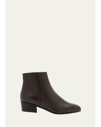 Aquatalia - Fuoco Leather Ankle Booties - Lyst