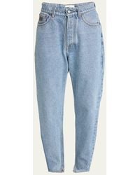Chloé - Split-Hem Barrel-Leg Jeans - Lyst