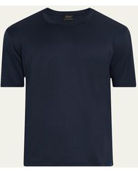 Brioni - Sea Island Cotton Crewneck T-Shirt - Lyst