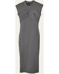 Marc Jacobs - Seamed Up Body-con Midi Dress - Lyst