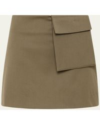 St. Agni - Utilitarian Pocket Mini Skirt - Lyst