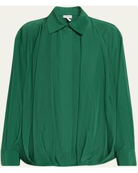 Loewe - Charmeuse Balloon Button-Down Shirt - Lyst