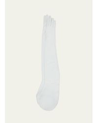 Jil Sander - Patent Leather Shoulder Gloves - Lyst