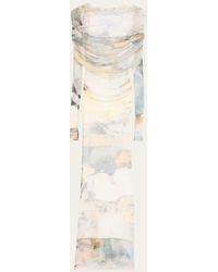 Christopher Esber - Veiled Low-back Long-sleeve Maxi Dress - Lyst