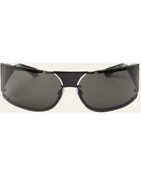 Off-White c/o Virgil Abloh - Kenema Rimless Wrap Sunglasses - Lyst