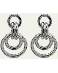 Ippolita - Medium Jet Set Earrings In Sterling Silver - Lyst