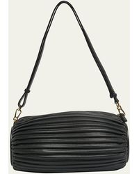 Loewe - X Paula's Ibiza Bracelet Pouch In Pleated Napa Leather With Leather Strap - Lyst