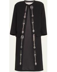 Libertine - Michelin Star Duster Coat With Crystal Details - Lyst