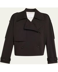 Proenza Schouler - Yasmin Cropped Trench Coat - Lyst