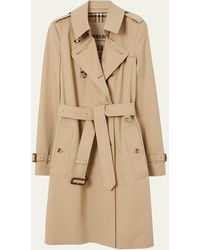 Burberry - Chelsea Belted Double-breasted Trench Coat - Lyst