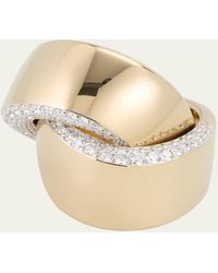 Vhernier - Abbraccio 18K Diamond Ring - Lyst