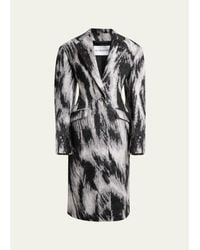 Givenchy - Animal Cocoon Coat - Lyst
