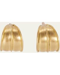 Prounis Jewelry - Small Laurel Hoop Earrings - Lyst