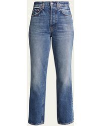 GRLFRND - Cassidy High-rise Straight Jeans - Lyst